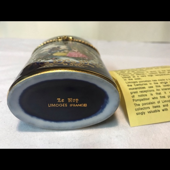 Limoges Le Rop (made in France) Trinket Box - Picture 4 of 4